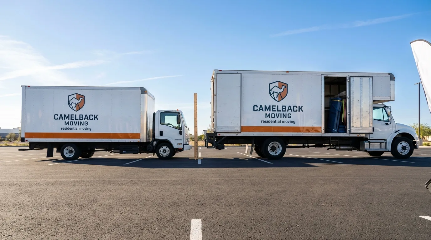 Moving truck size capacity guide in Rogers